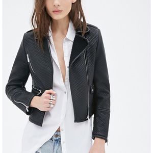 Leather Moto Jacket
